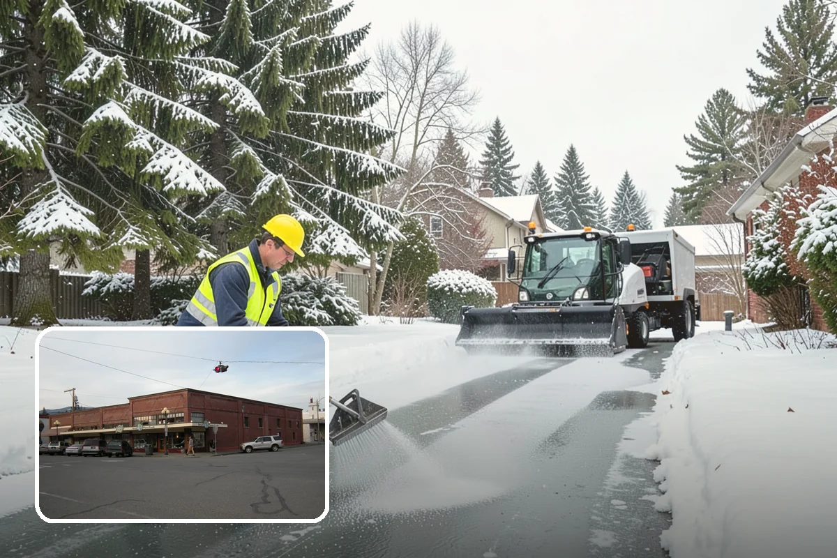 Construction Site Snow Removal in Sedro-Woolley, Skagit County, WA - Keeps trades and inspections on schedule despite winter weather