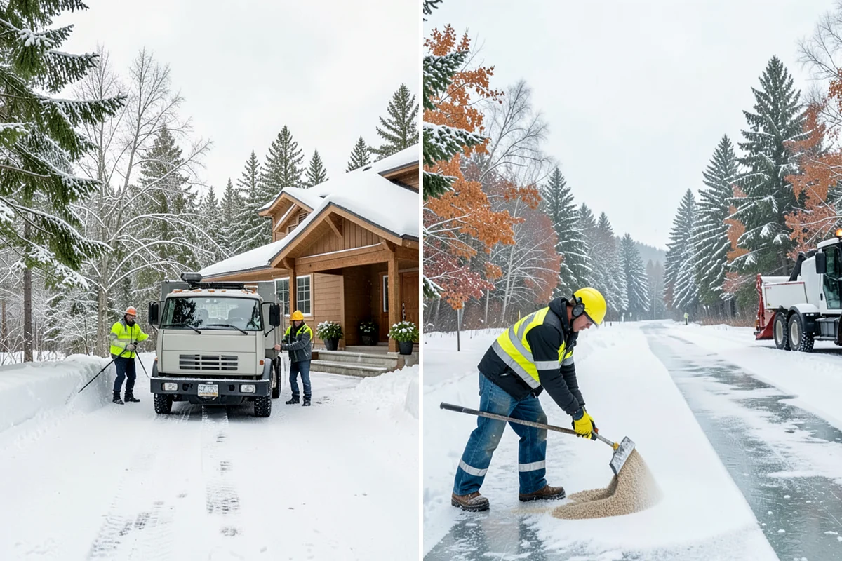 Construction Site Snow Removal in Snoqualmie, King County, WA - Walk the site plan to identify access roads, staging, and hazards