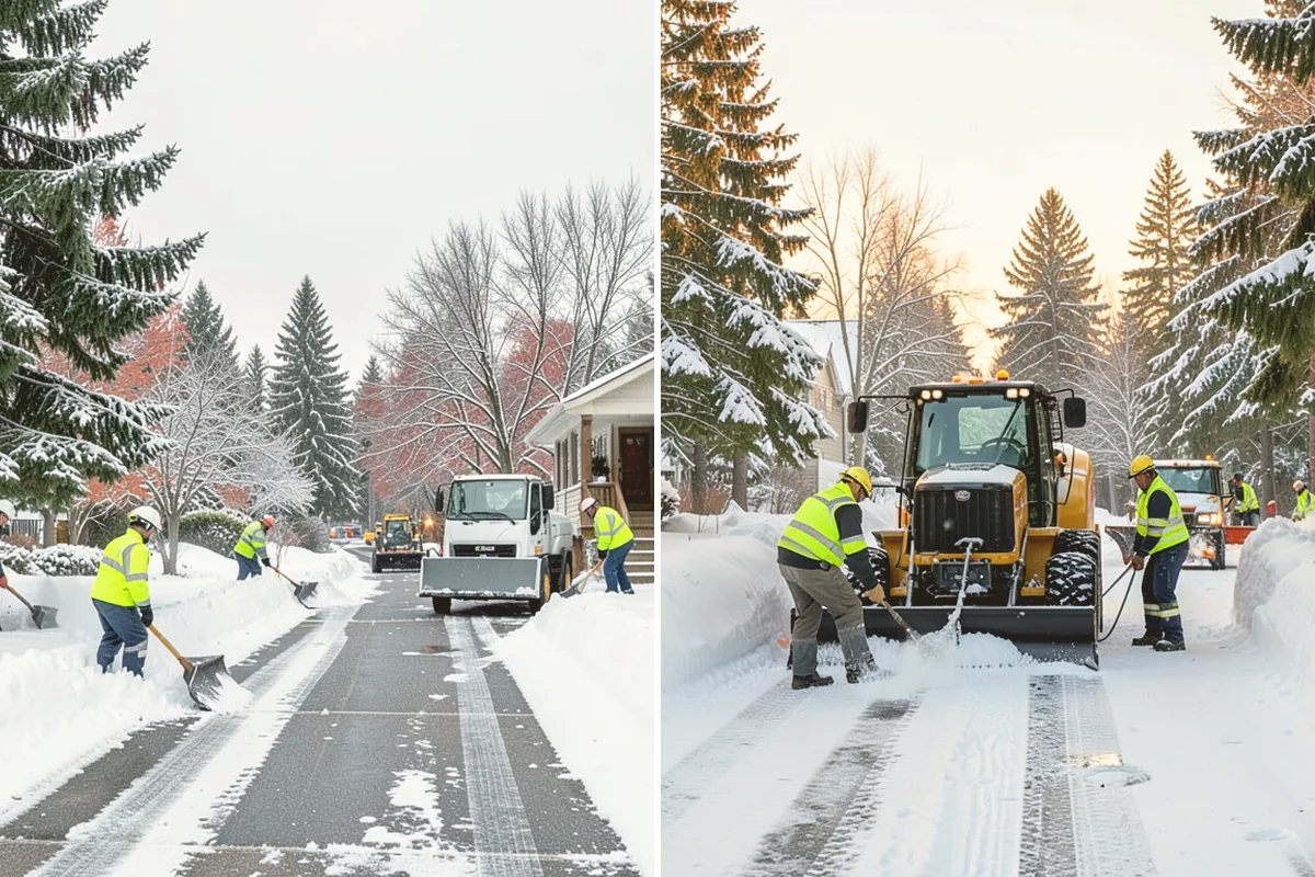 Construction Site Snow Removal in Stanwood, Snohomish County, WA - Walk the site plan to identify access roads, staging, and hazards