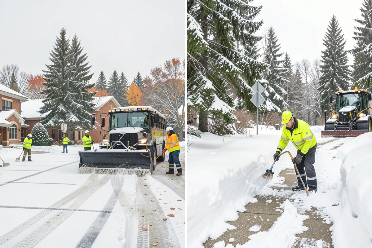 Construction Site Snow Removal in Steilacoom, Pierce County, WA - Walk the site plan to identify access roads, staging, and hazards