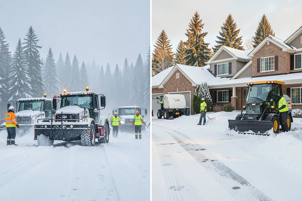 Construction Site Snow Removal in Wilkeson, Pierce County, WA - Walk the site plan to identify access roads, staging, and hazards