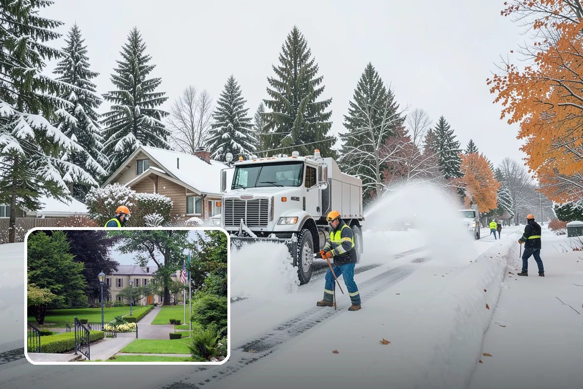 Construction Site Snow Removal in Woodinville, King County, WA - Keeps trades and inspections on schedule despite winter weather