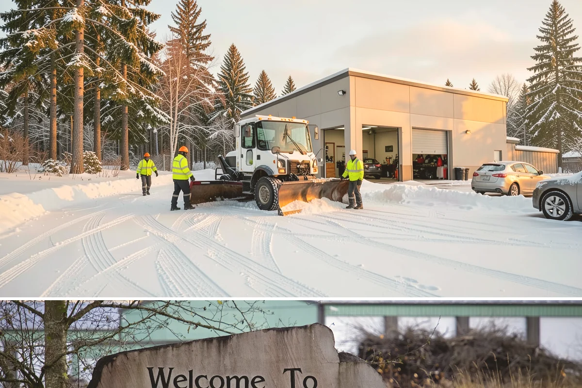 Corporate Campus Snow Removal in Buckley, Pierce County, WA - Campus demand runs December through February, with foothill locations sometimes needing March coverage.