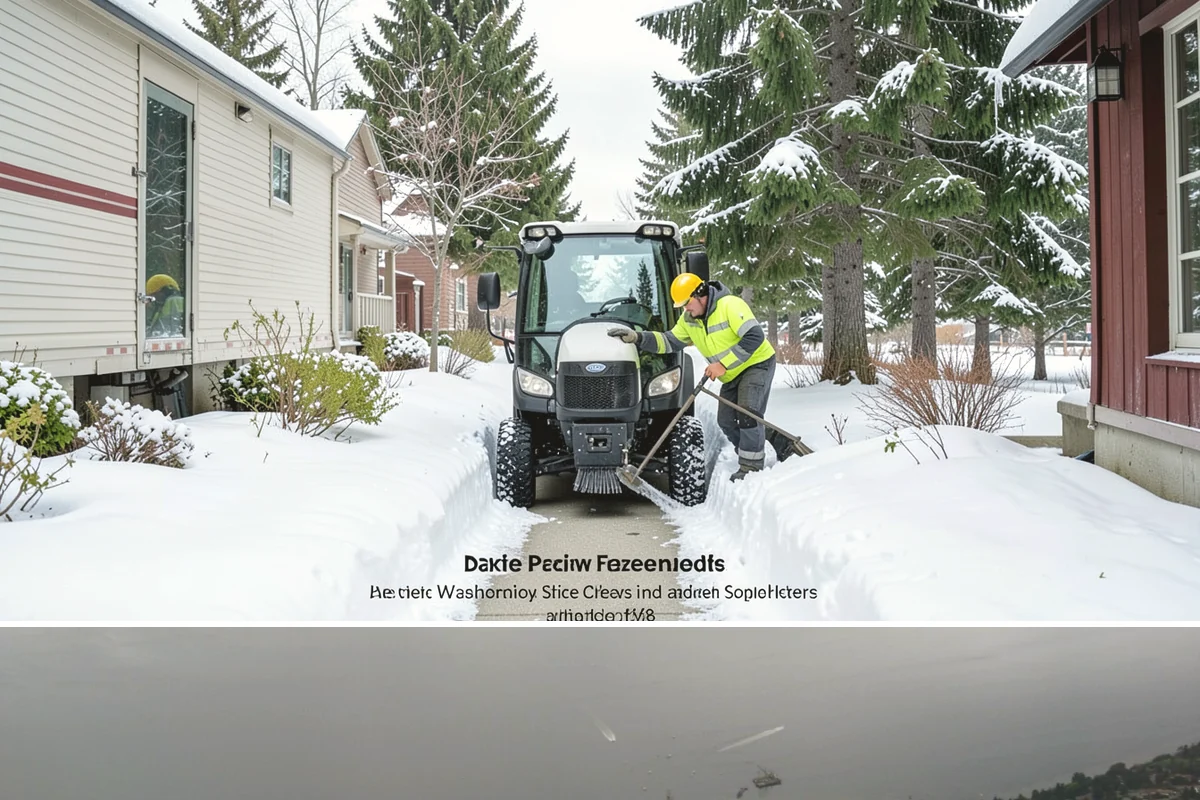 Corporate Campus Snow Removal in Des Moines, King County, WA - Campus demand runs December through February, with foothill locations sometimes needing March coverage.