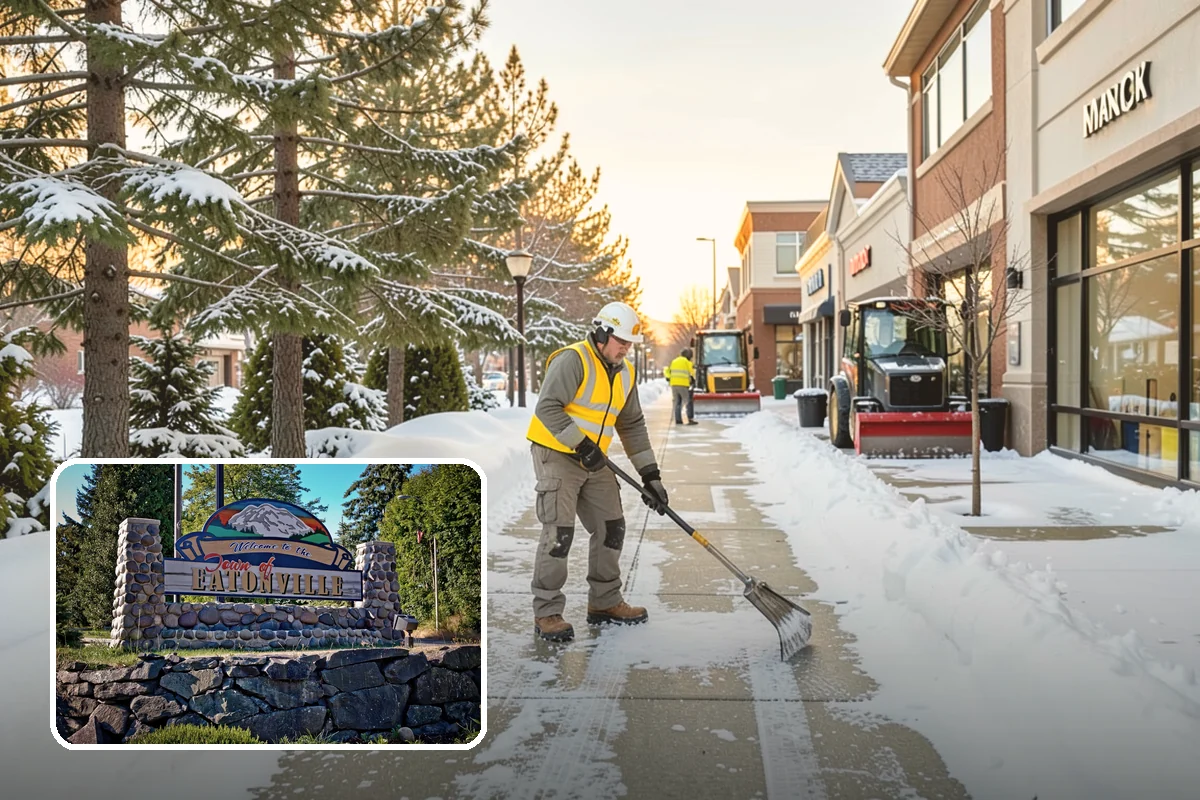 Corporate Campus Snow Removal in Eatonville, Pierce County, WA - Internal roads and garage ramps prioritized