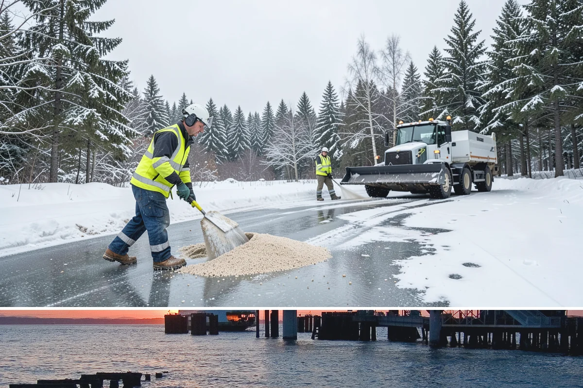 Corporate Campus Snow Removal in Edmonds, Snohomish County, WA - Campus demand runs December through February, with foothill locations sometimes needing March coverage.