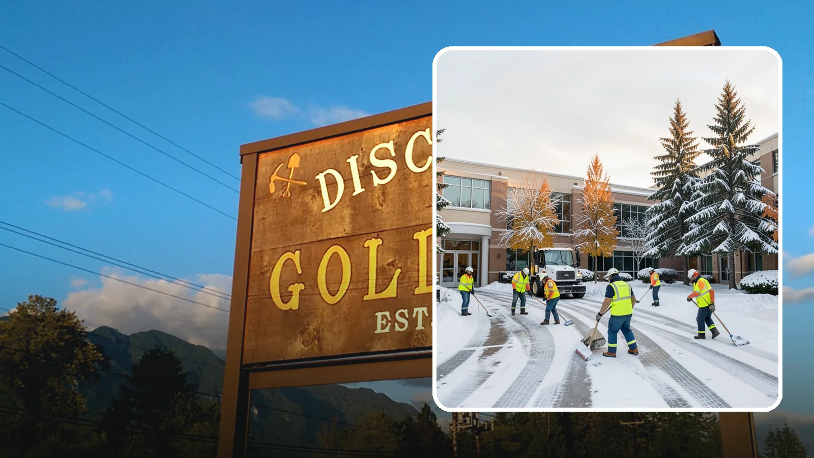 Corporate Campus Snow Removal in Gold Bar, Snohomish County, WA - For sprawling corporate campuses, we clear internal roads, structured-garage approaches, and courtyards so your workforce and...