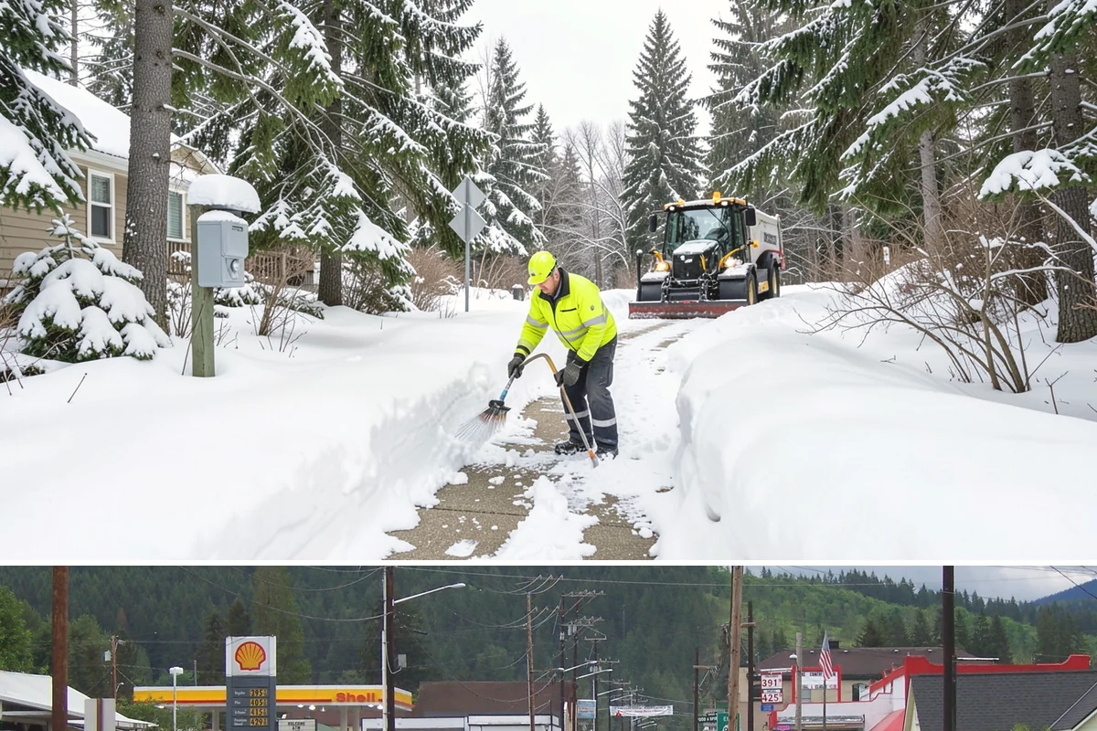 Corporate Campus Snow Removal in Granite Falls, Snohomish County, WA - Campus demand runs December through February, with foothill locations sometimes needing March coverage.