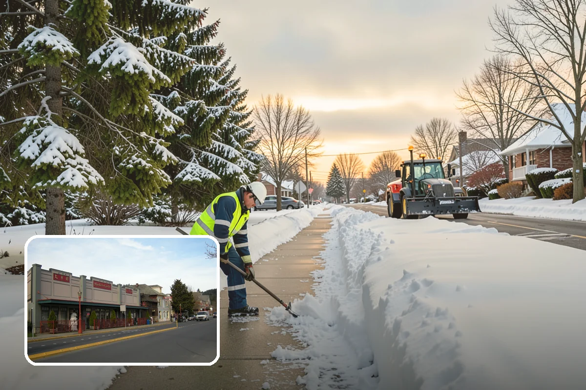Corporate Campus Snow Removal in Issaquah, King County, WA - Internal roads and garage ramps prioritized