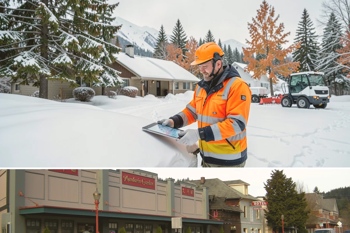 Corporate Campus Snow Removal in Issaquah, King County, WA - Campus demand runs December through February, with foothill locations sometimes needing March coverage.