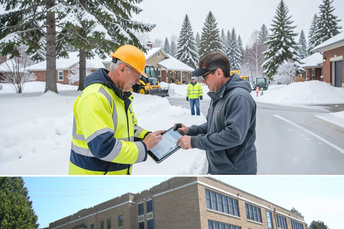 Corporate Campus Snow Removal in Maple Valley, King County, WA - Campus demand runs December through February, with foothill locations sometimes needing March coverage.