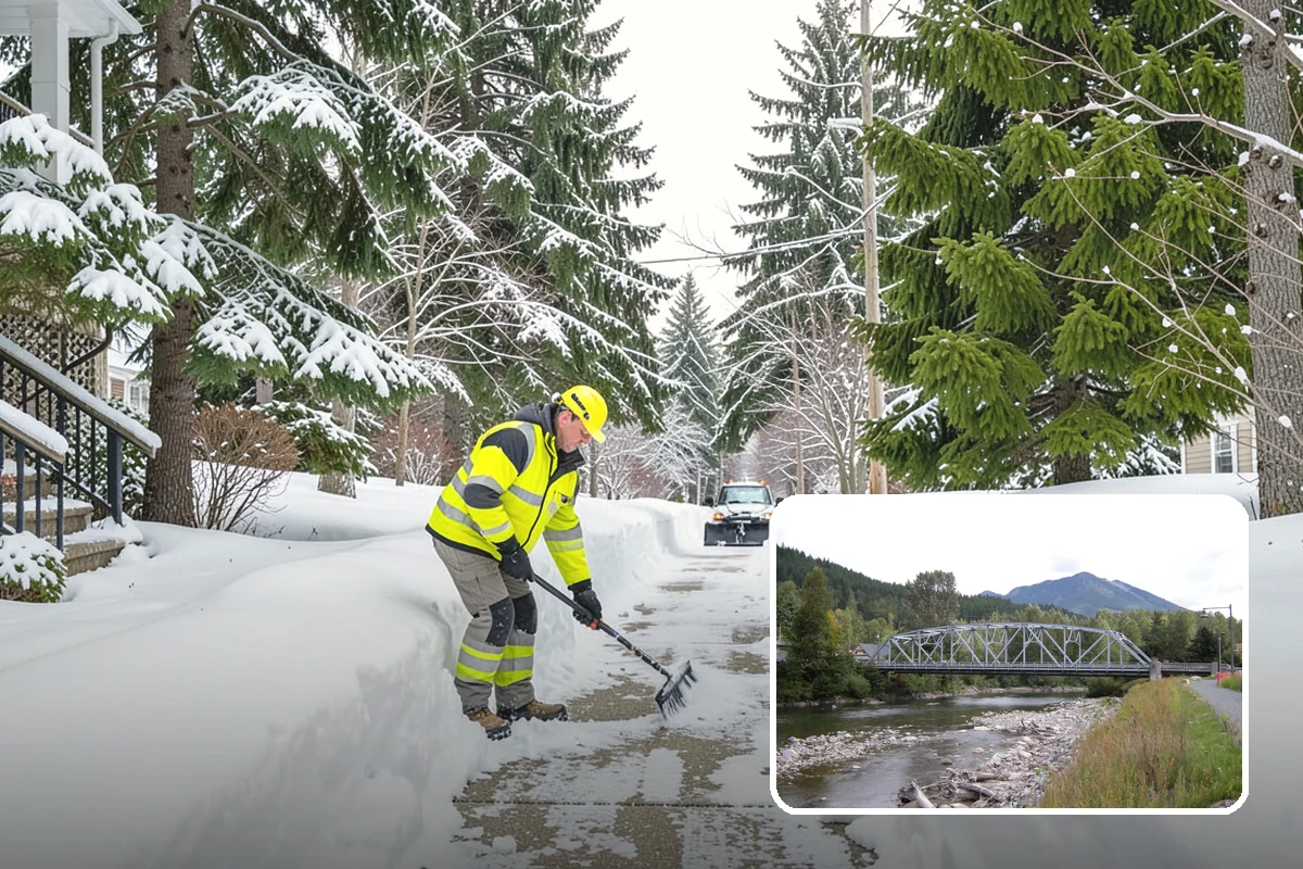 Corporate Campus Snow Removal in Skykomish, King County, WA - Internal roads and garage ramps prioritized