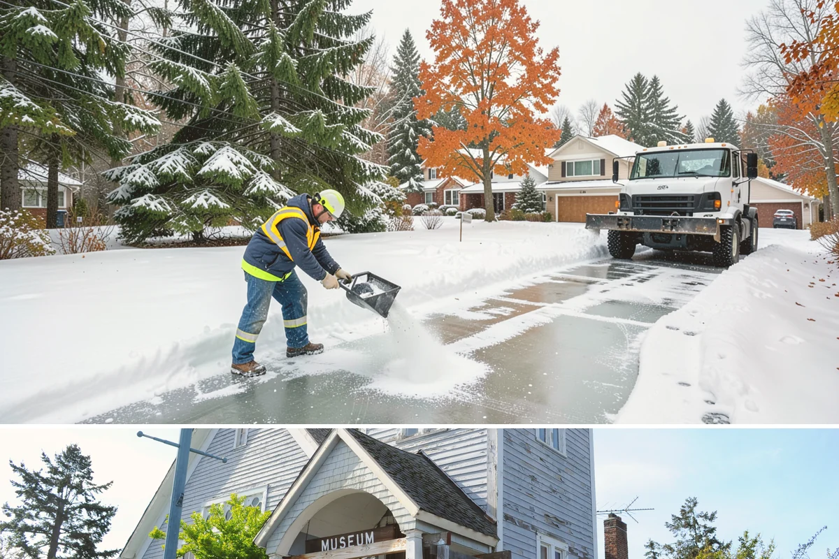 Corporate Campus Snow Removal in Steilacoom, Pierce County, WA - Campus demand runs December through February, with foothill locations sometimes needing March coverage.