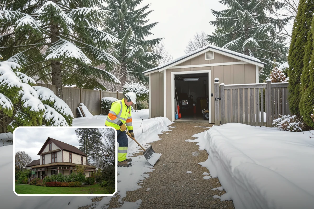 Corporate Campus Snow Removal in Sumner, Pierce County, WA - Internal roads and garage ramps prioritized