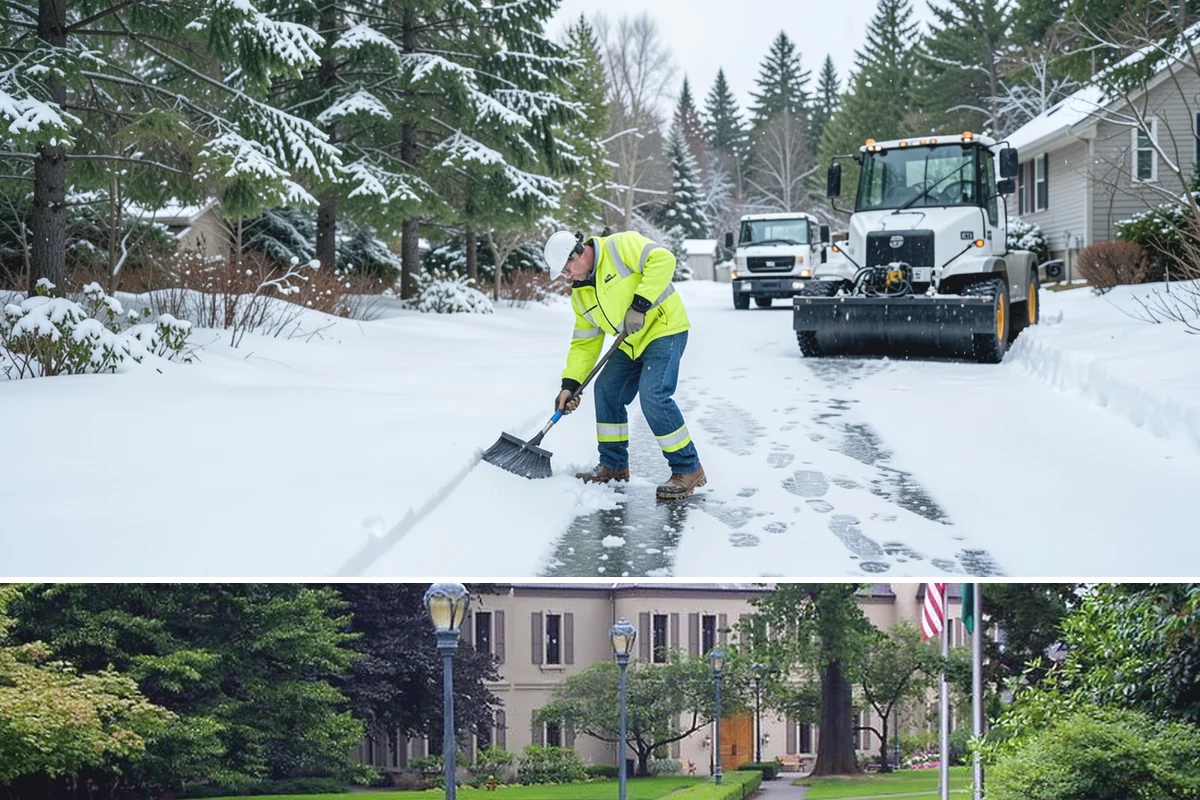 Corporate Campus Snow Removal in Woodinville, King County, WA - Campus demand runs December through February, with foothill locations sometimes needing March coverage.