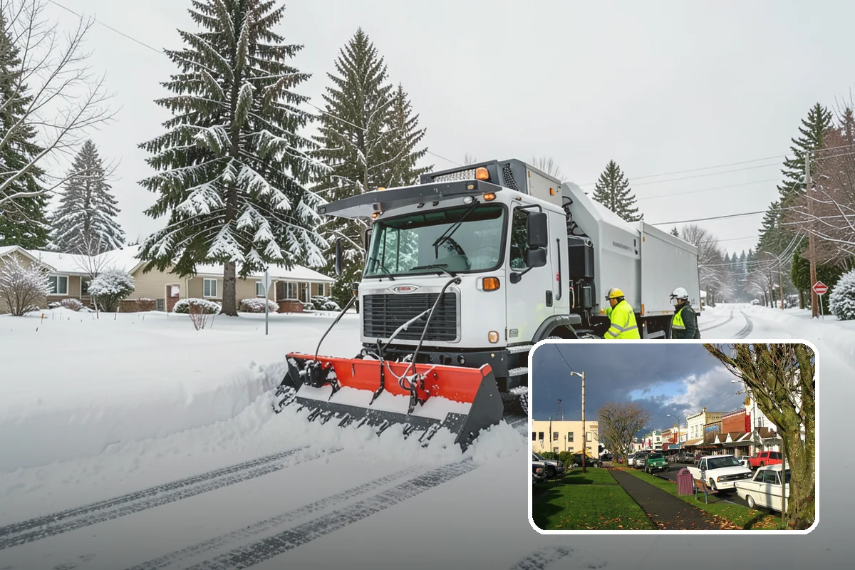 Courtyard Clearing in Arlington, Snohomish County, WA - Clears snow trapped in shaded, wind-blocked courtyards