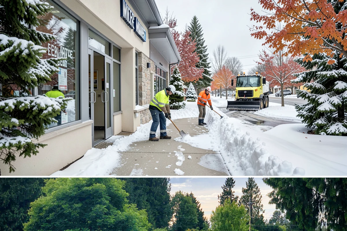 Courtyard Clearing in Bonney Lake, Pierce County, WA - Book courtyard clearing for each snow event of the lowland season, which runs roughly late November through February.