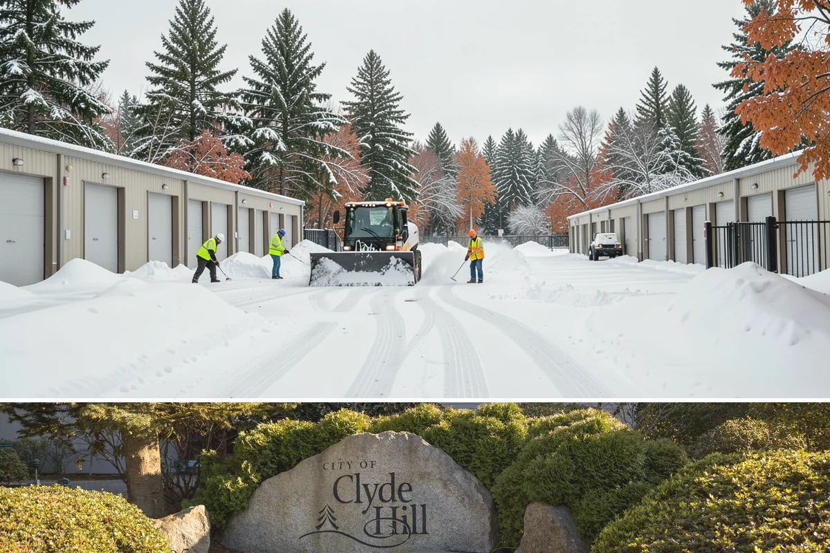 Courtyard Clearing in Clyde Hill, King County, WA - Book courtyard clearing for each snow event of the lowland season, which runs roughly late November through February.