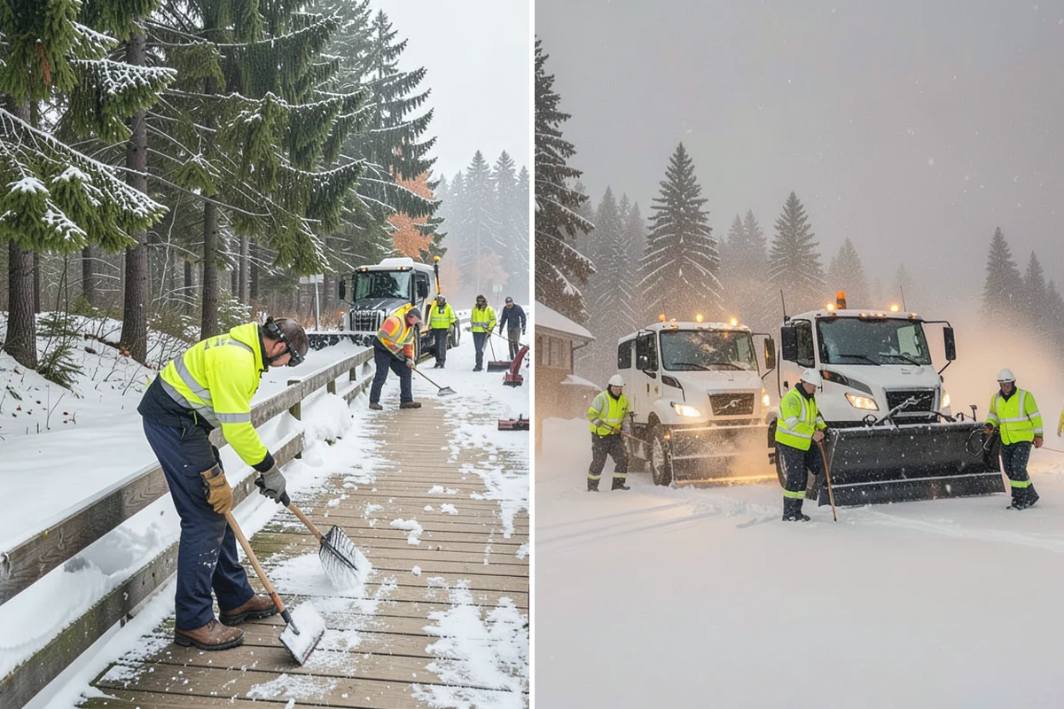 Courtyard Clearing in Darrington, Snohomish County, WA - Clear walkways and gathering areas with compact tools