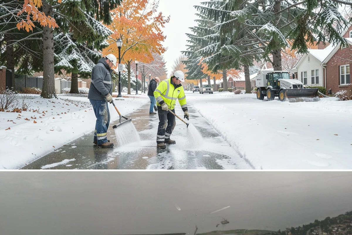 Courtyard Clearing in Des Moines, King County, WA - Book courtyard clearing for each snow event of the lowland season, which runs roughly late November through February.