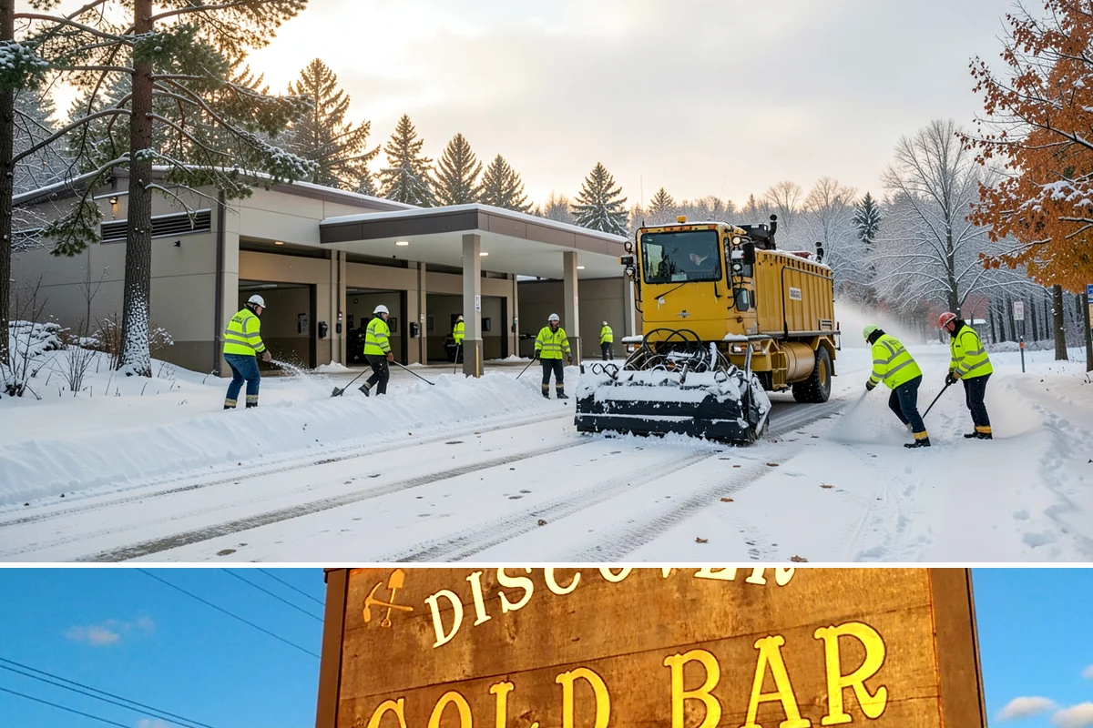 Courtyard Clearing in Gold Bar, Snohomish County, WA - Book courtyard clearing for each snow event of the lowland season, which runs roughly late November through February.
