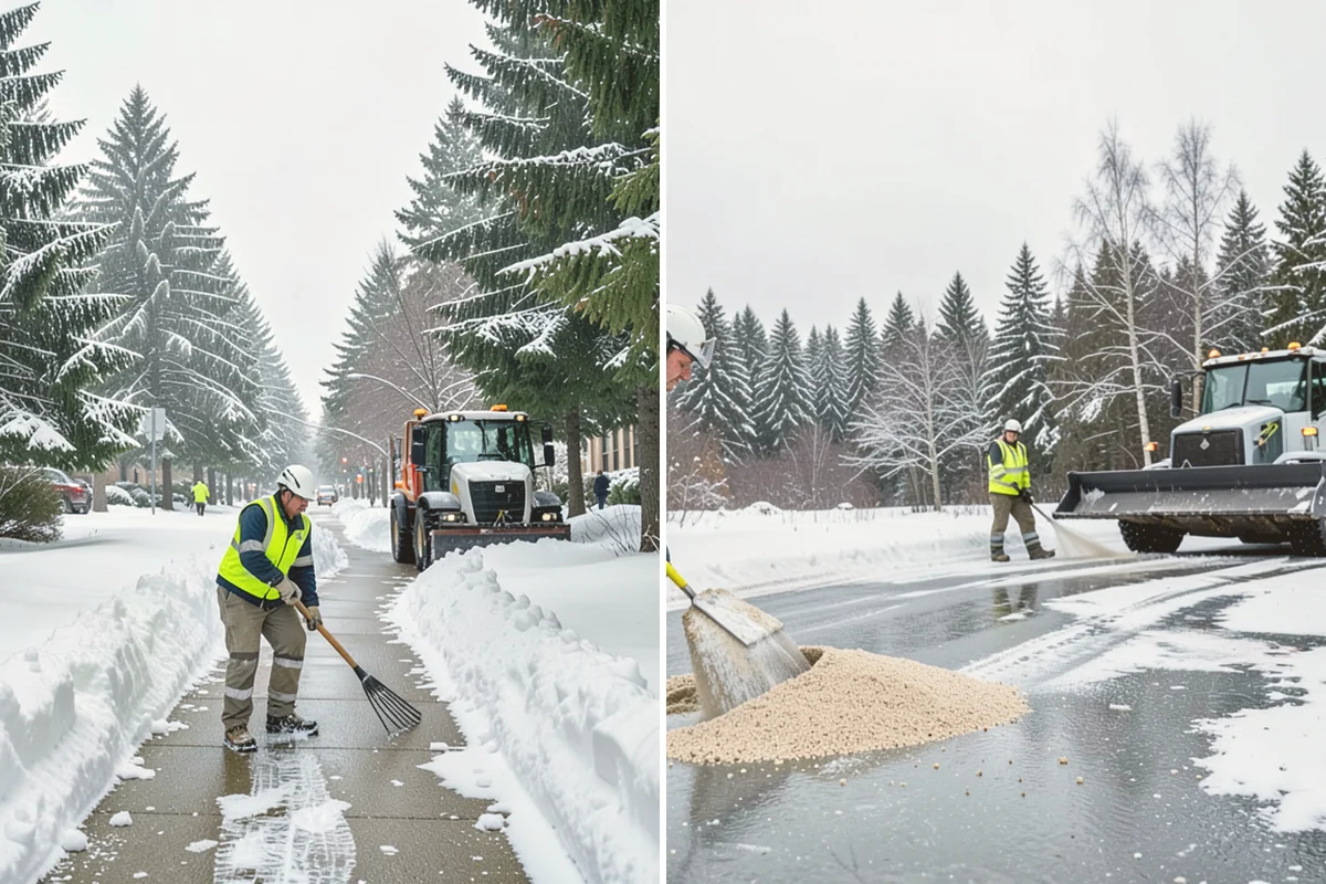 Courtyard Clearing in Langley, Island County, WA - Clear walkways and gathering areas with compact tools