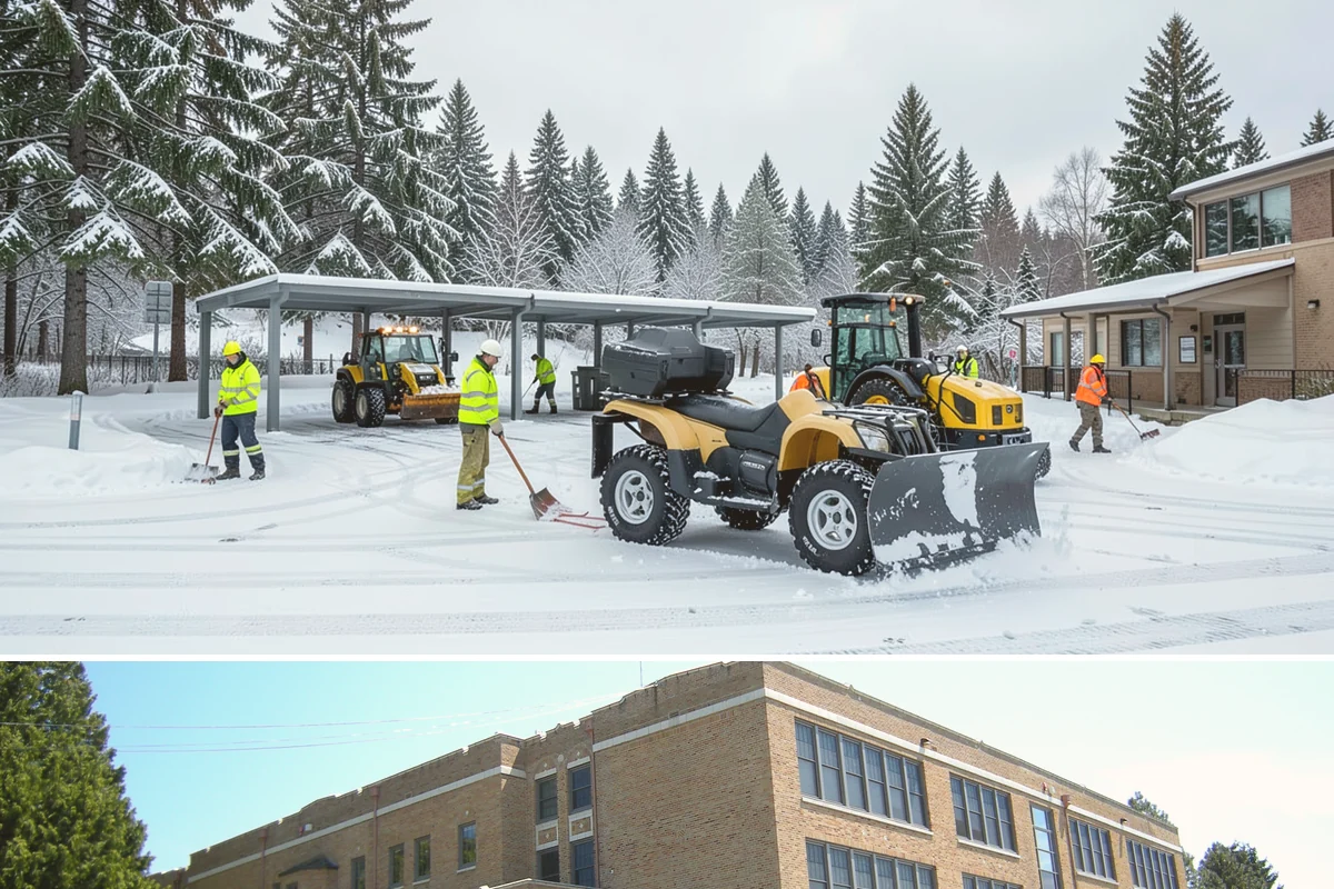 Courtyard Clearing in Maple Valley, King County, WA - Book courtyard clearing for each snow event of the lowland season, which runs roughly late November through February.