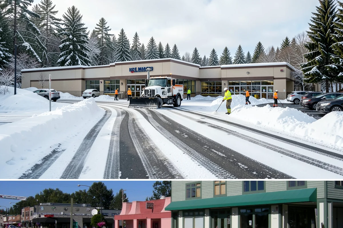 Courtyard Clearing in Snoqualmie, King County, WA - Book courtyard clearing for each snow event of the lowland season, which runs roughly late November through February.