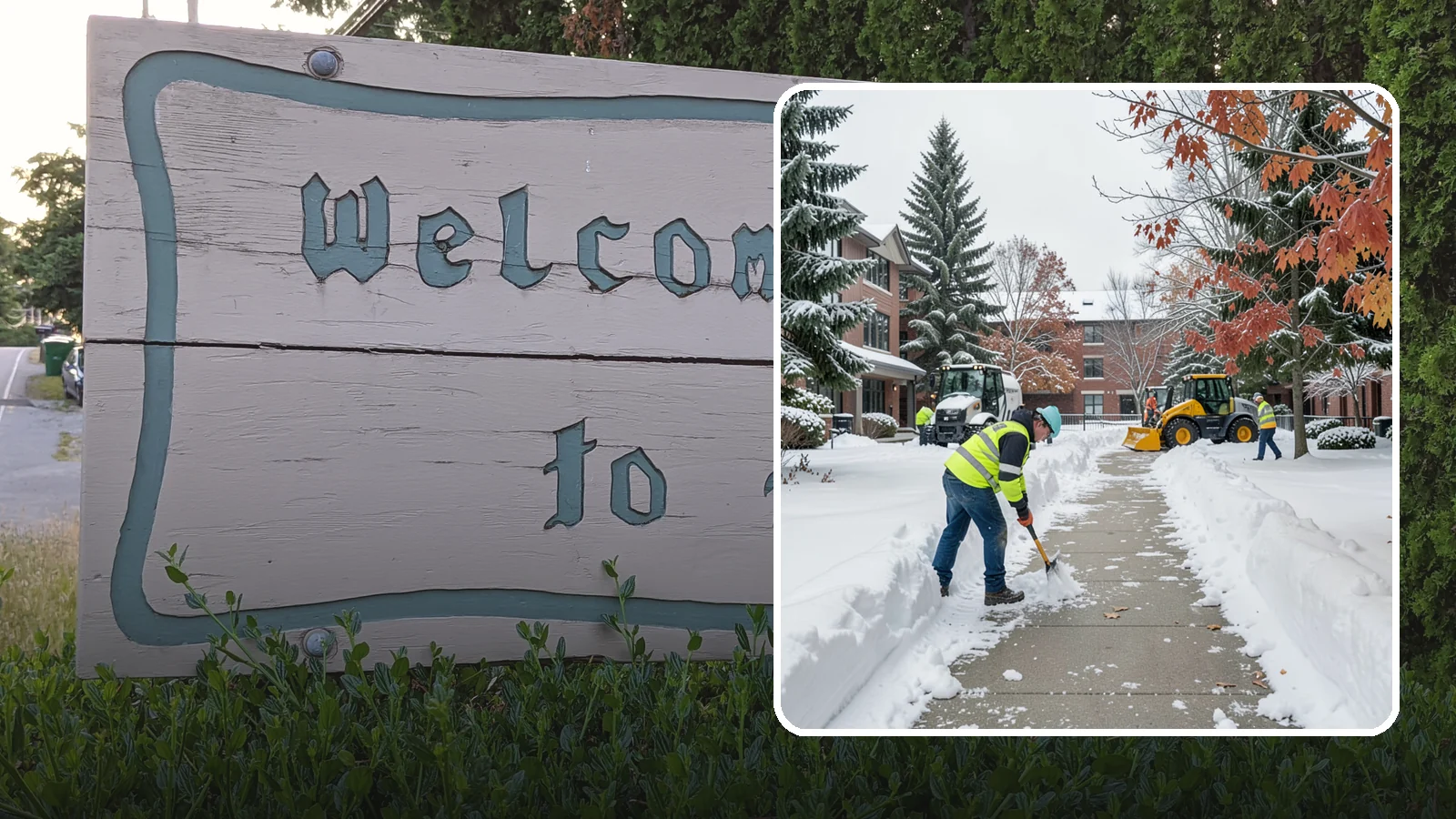 Courtyard Snow Removal in Brier, Snohomish County, WA - We remove snow from enclosed courtyards and interior common areas so residents and staff can cross them safely in Western...