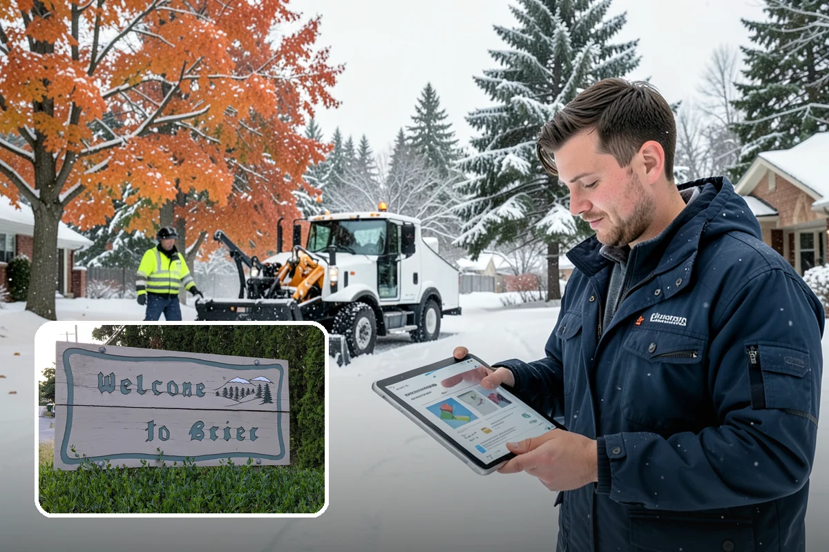 Courtyard Snow Removal in Brier, Snohomish County, WA - Keeps interior courtyards crossable in winter