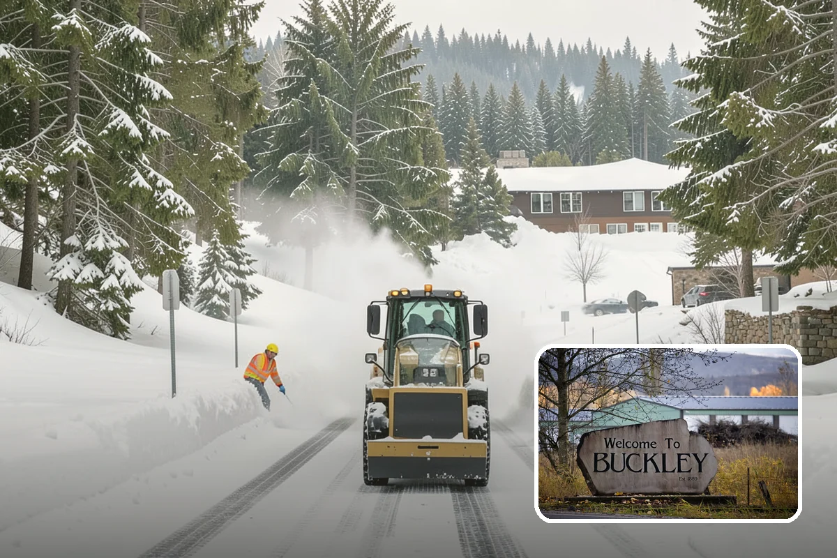Courtyard Snow Removal in Buckley, Pierce County, WA - Keeps interior courtyards crossable in winter