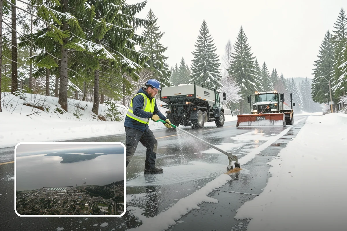 Courtyard Snow Removal in Des Moines, King County, WA - Keeps interior courtyards crossable in winter