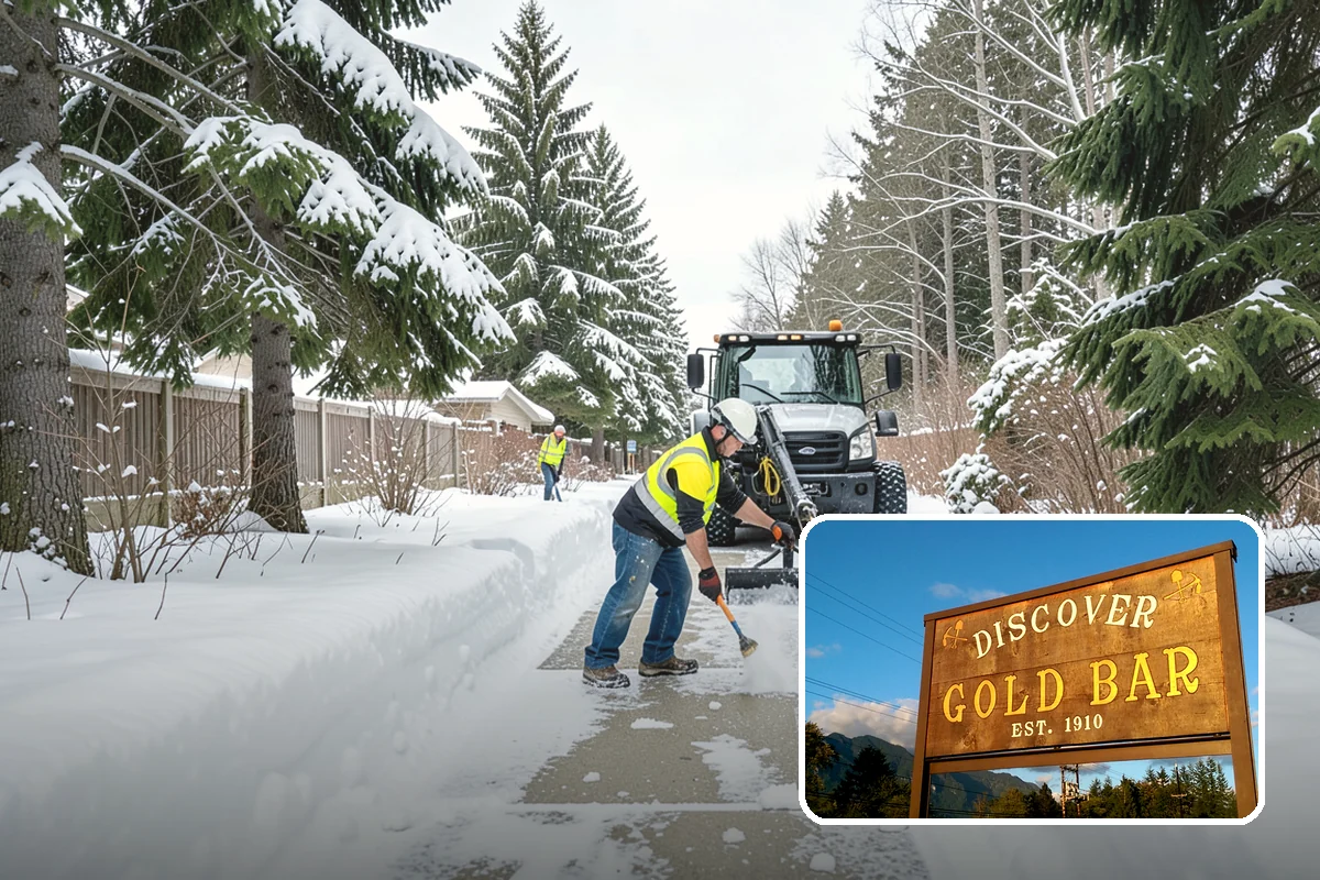 Courtyard Snow Removal in Gold Bar, Snohomish County, WA - Keeps interior courtyards crossable in winter