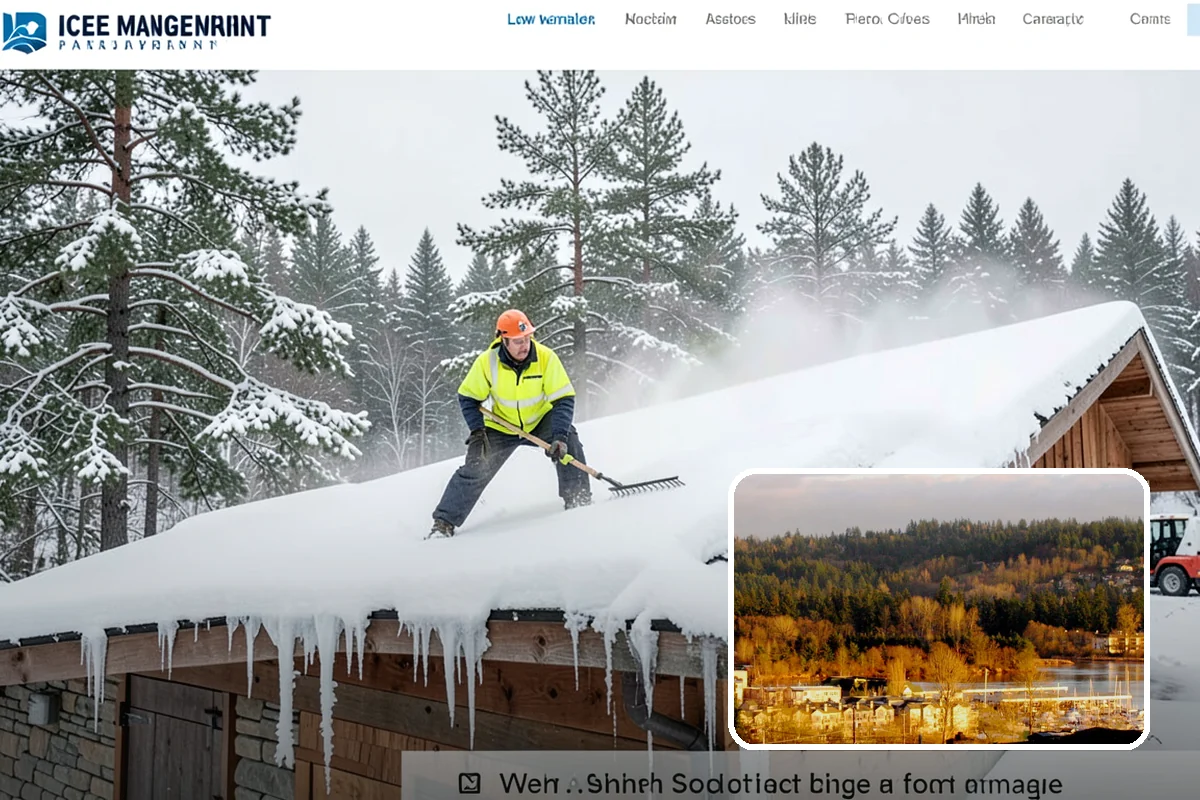 Courtyard Snow Removal in Kenmore, King County, WA - Keeps interior courtyards crossable in winter