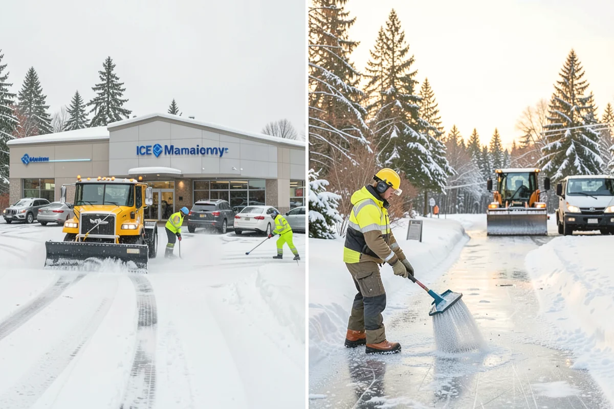 Courtyard Snow Removal in La Conner, Skagit County, WA - Walk the courtyard paths, nodes, and passages