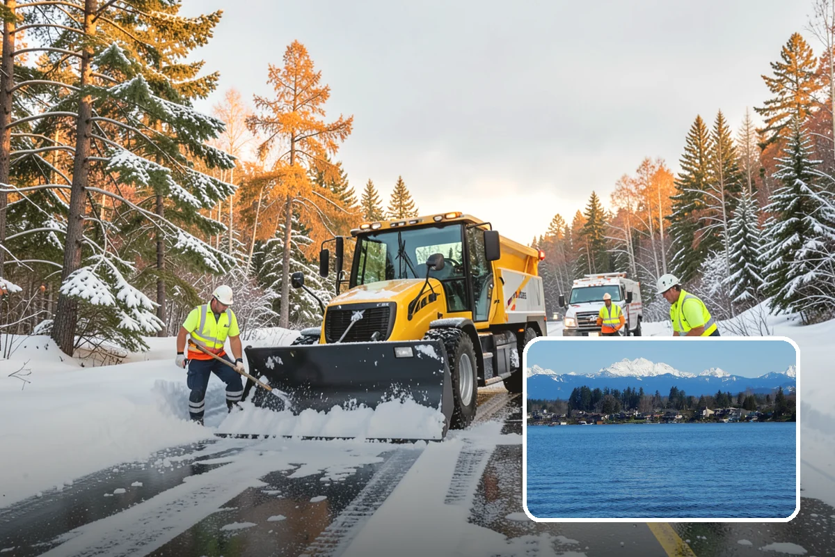 Courtyard Snow Removal in Lake Stevens, Snohomish County, WA - Keeps interior courtyards crossable in winter