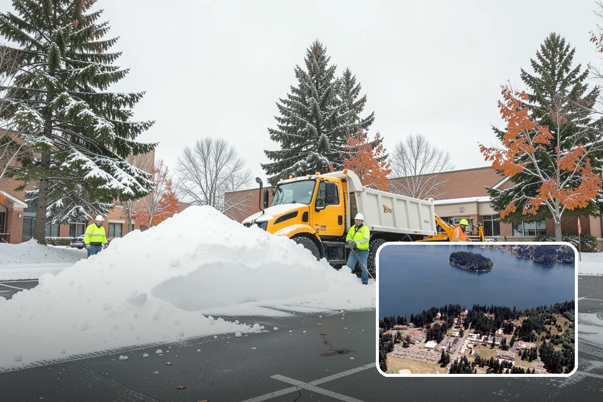 Courtyard Snow Removal in Lakewood, Pierce County, WA - Keeps interior courtyards crossable in winter