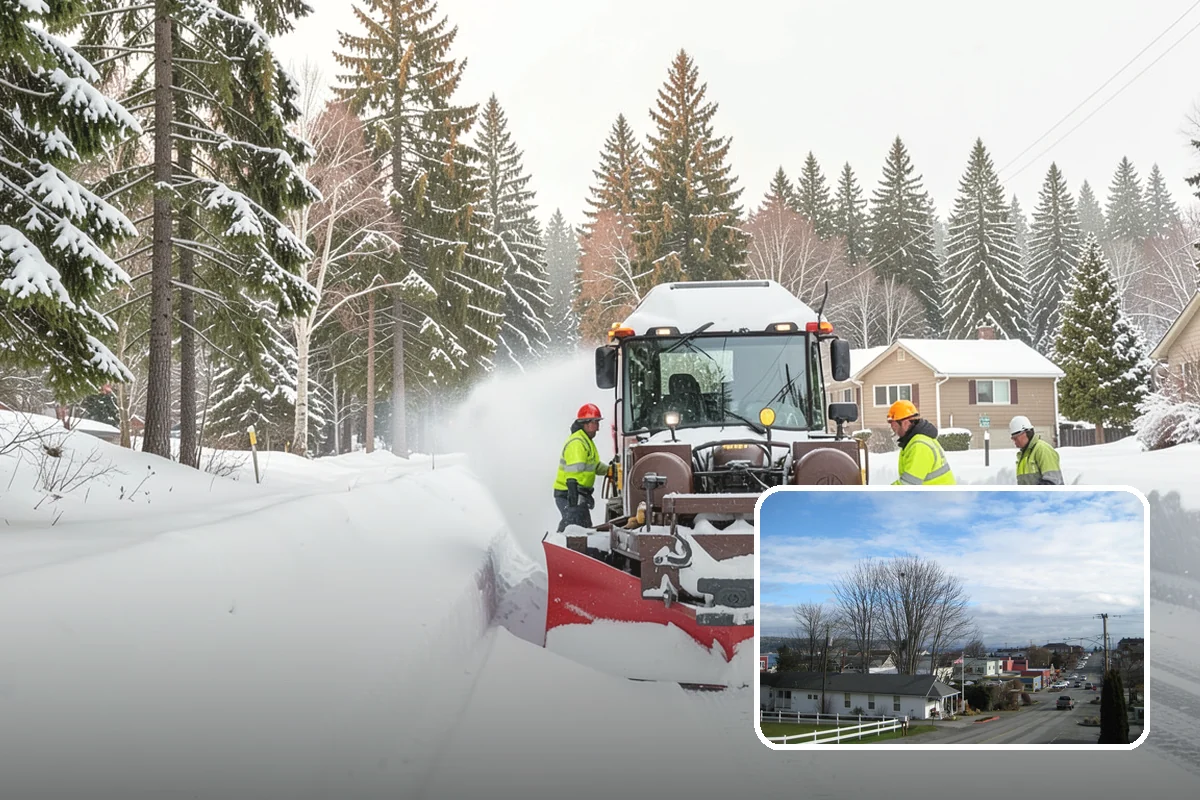 Courtyard Snow Removal in Langley, Island County, WA - Keeps interior courtyards crossable in winter