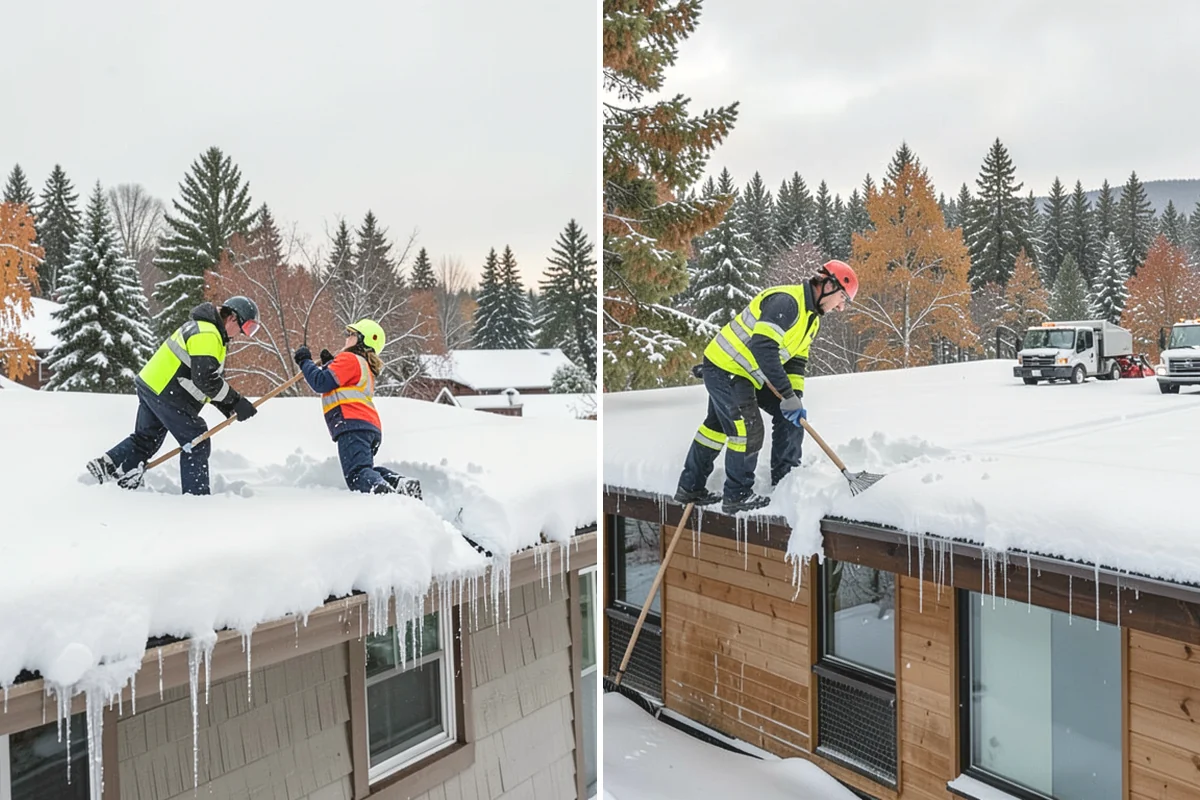 Courtyard Snow Removal in Monroe, Snohomish County, WA - Walk the courtyard paths, nodes, and passages