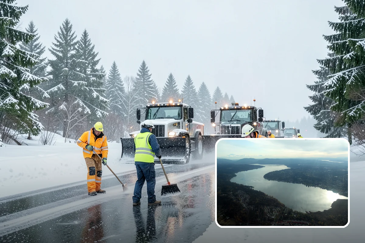 Courtyard Snow Removal in Sammamish, King County, WA - Keeps interior courtyards crossable in winter