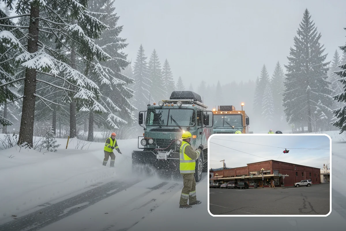 Courtyard Snow Removal in Sedro-Woolley, Skagit County, WA - Keeps interior courtyards crossable in winter