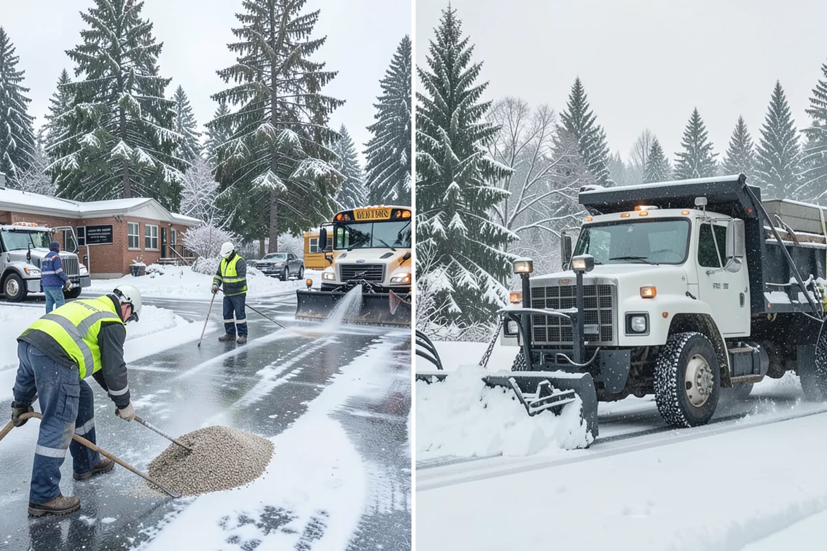 Courtyard Snow Removal in Skykomish, King County, WA - Walk the courtyard paths, nodes, and passages