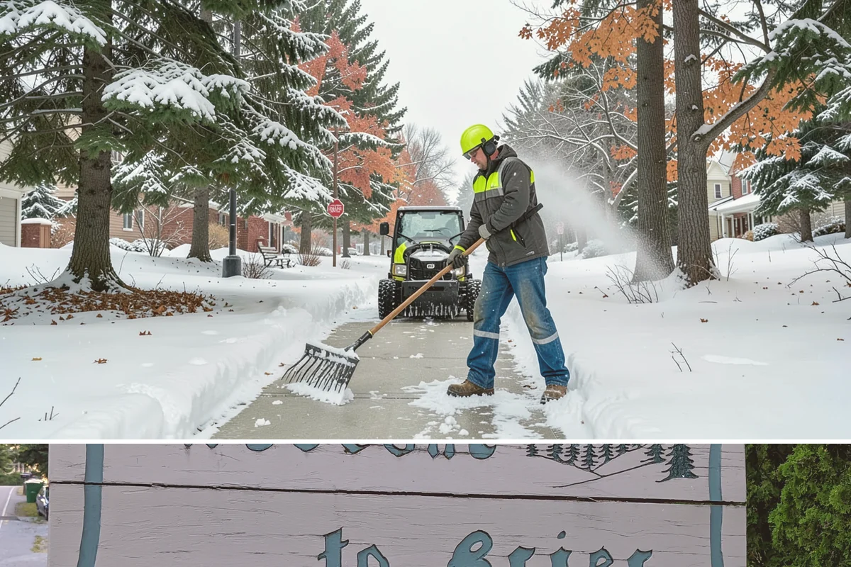 Credit Union Snow Removal in Brier, Snohomish County, WA - Coverage matters most from late November through February during lowland freeze events.