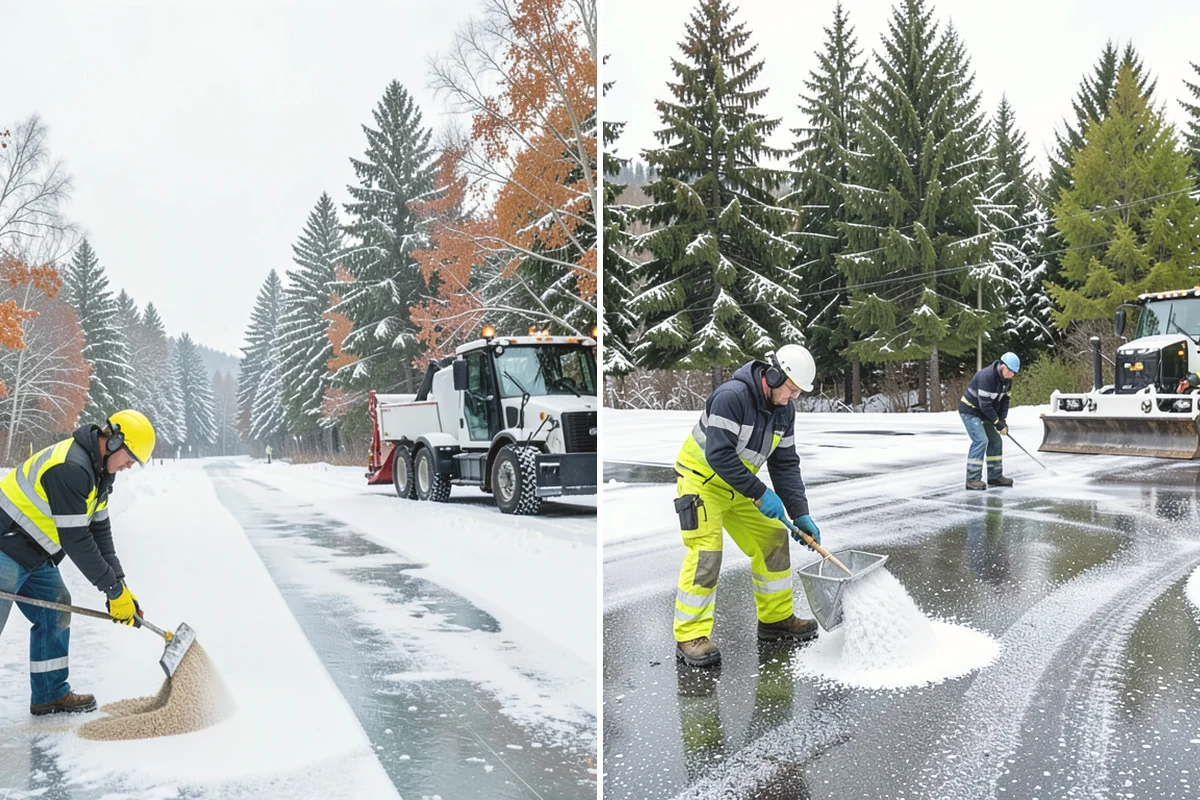 Credit Union Snow Removal in Duvall, King County, WA - Map member parking, drive-up lanes, and deposit access