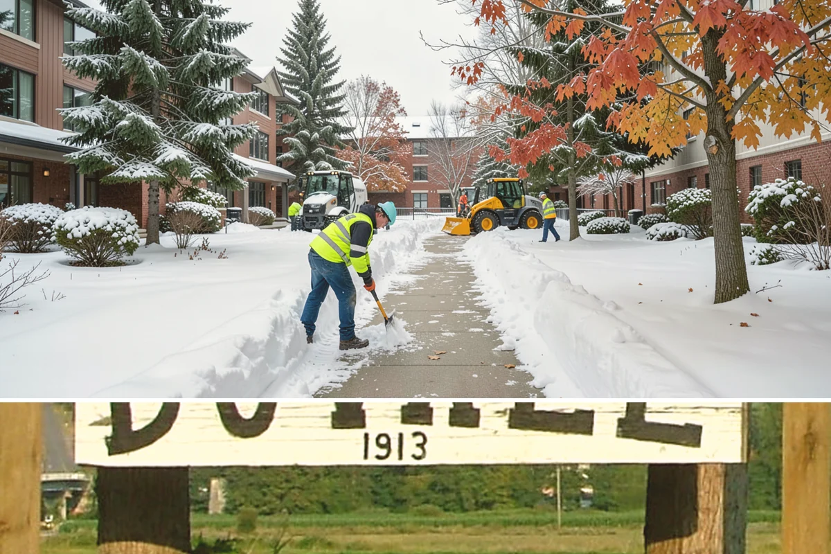 Credit Union Snow Removal in Duvall, King County, WA - Coverage matters most from late November through February during lowland freeze events.
