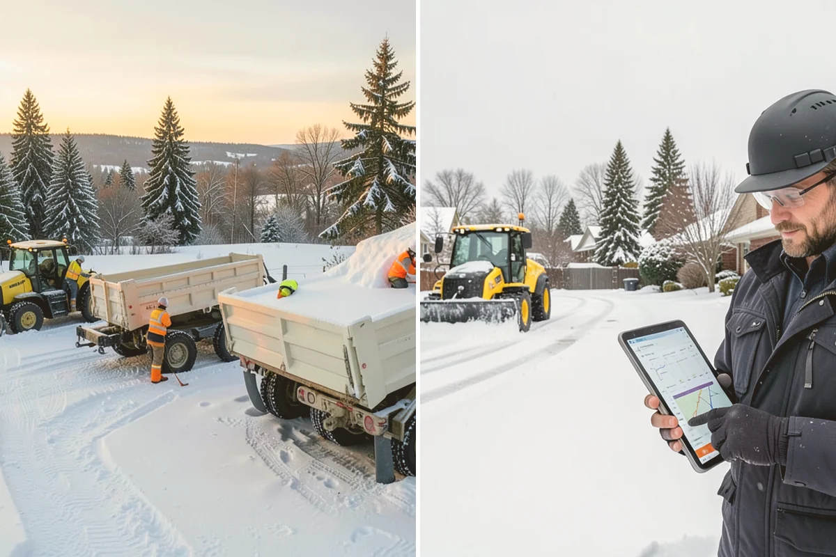 Credit Union Snow Removal in Eatonville, Pierce County, WA - Map member parking, drive-up lanes, and deposit access