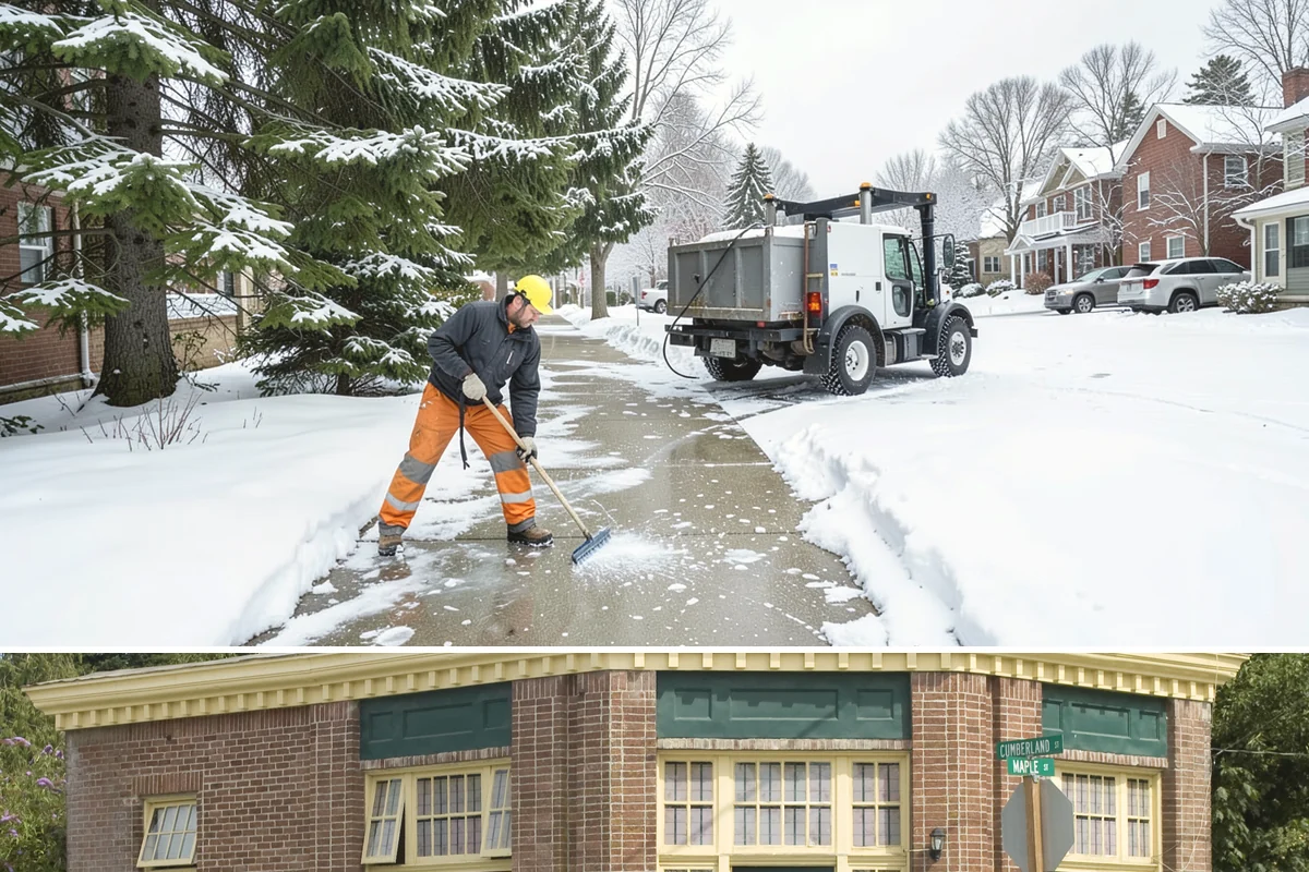 Credit Union Snow Removal in Hamilton, Skagit County, WA - Coverage matters most from late November through February during lowland freeze events.