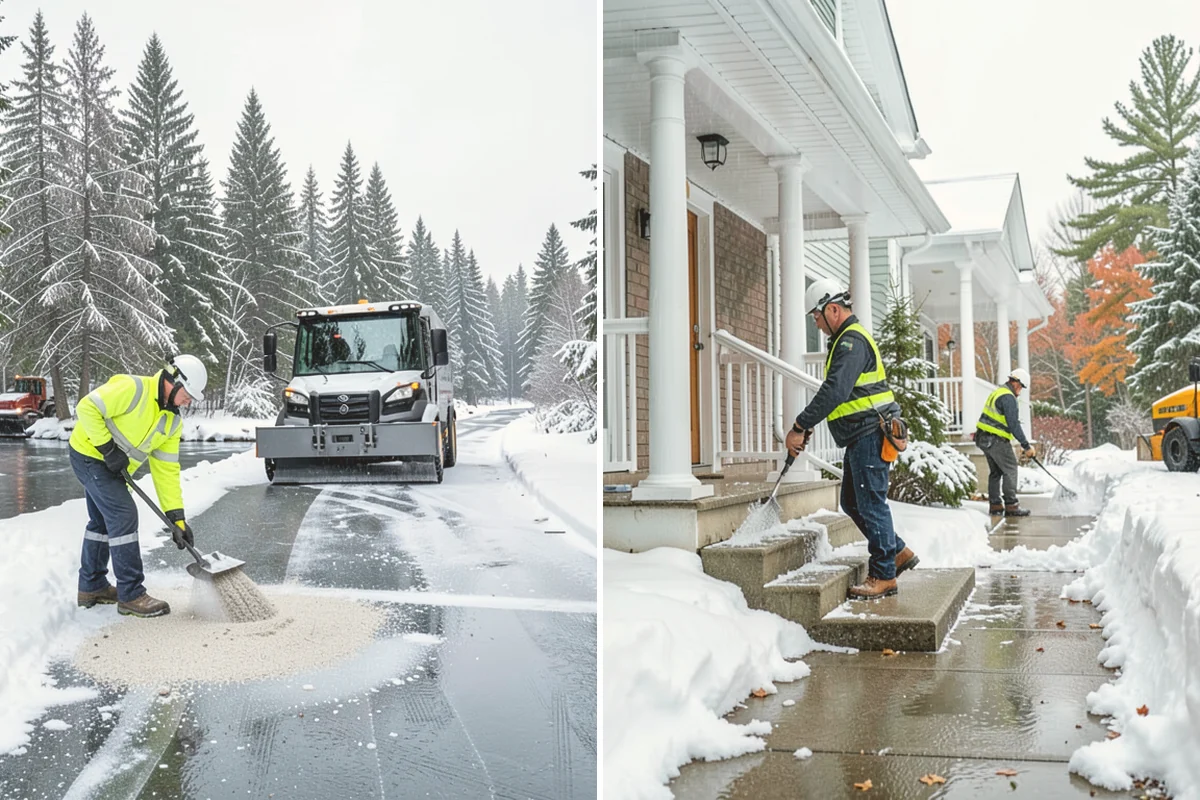 Credit Union Snow Removal in Index, Snohomish County, WA - Map member parking, drive-up lanes, and deposit access