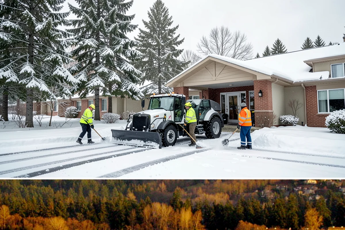 Credit Union Snow Removal in Kenmore, King County, WA - Coverage matters most from late November through February during lowland freeze events.