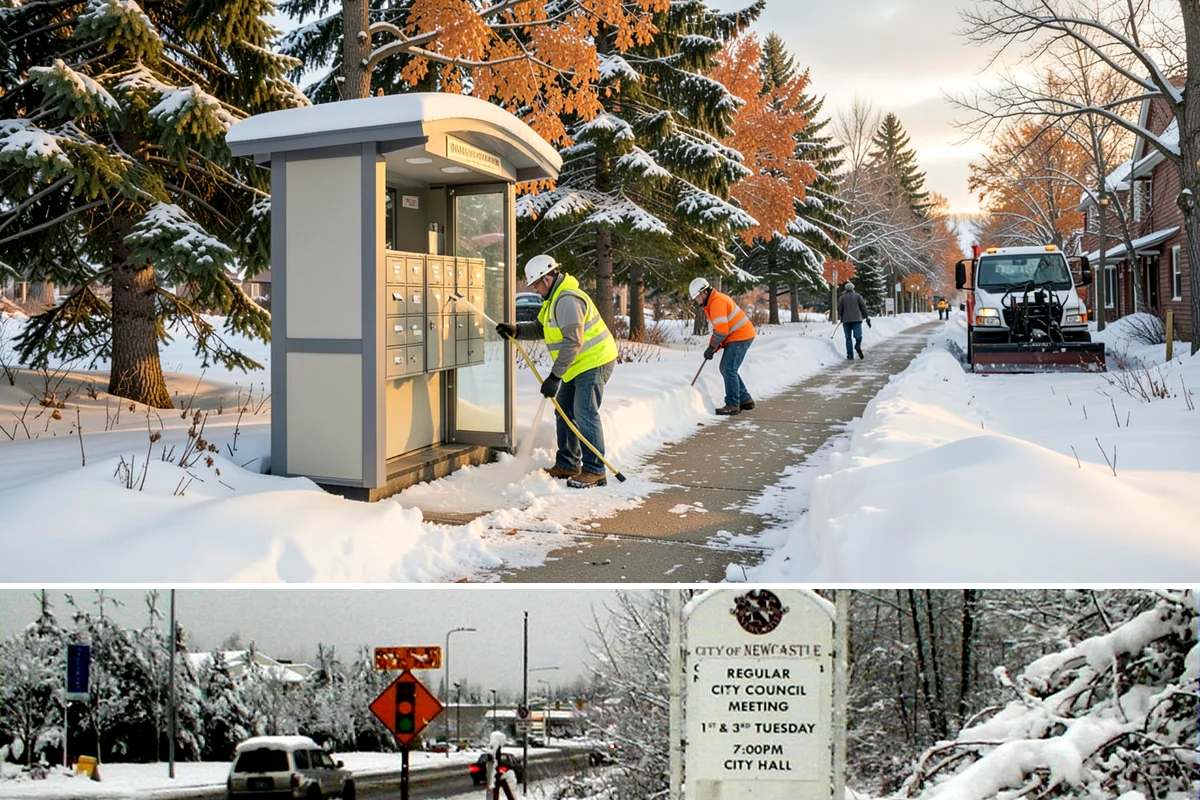 Credit Union Snow Removal in Newcastle, King County, WA - Coverage matters most from late November through February during lowland freeze events.